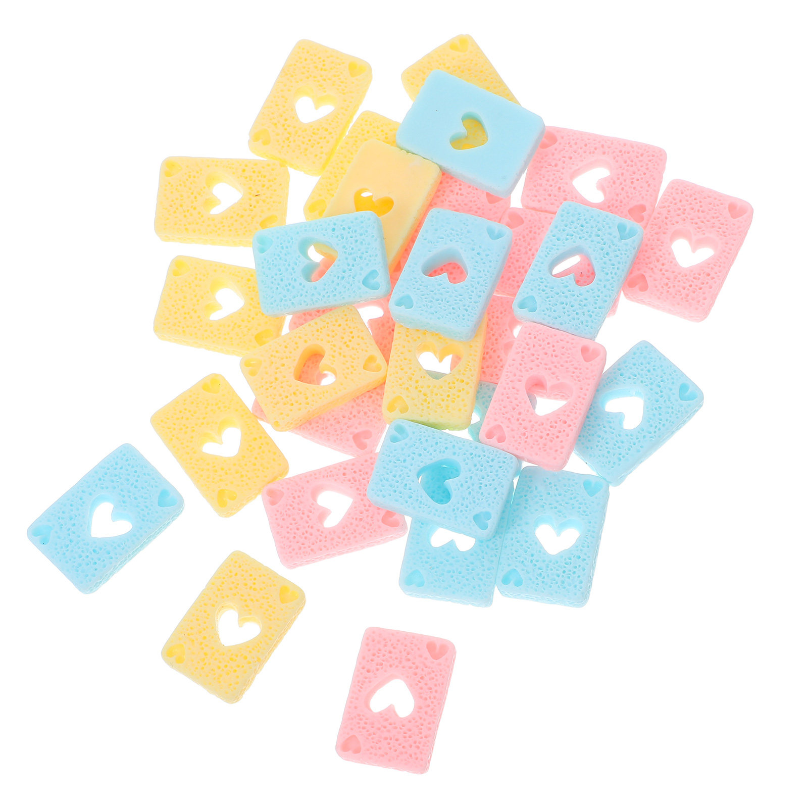 Embellishments For Scrapbooking - 30 قطعة من زينة البوكر المصنوعة