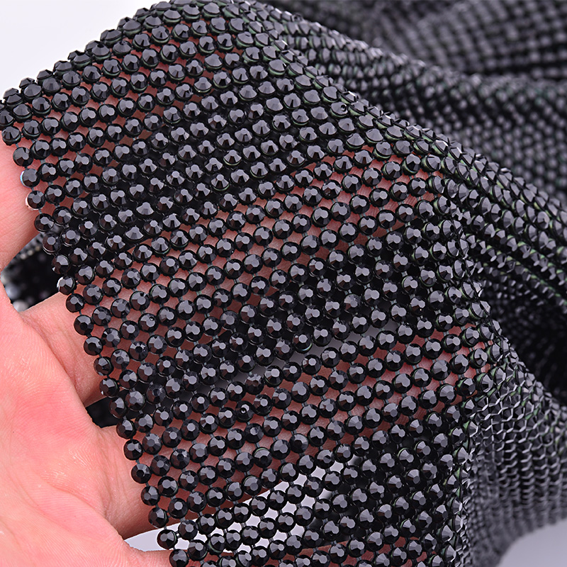 JUNAO 45*120 سنتيمتر الذهب الأ - مراجعة Crystal Mesh Fabric وسعره