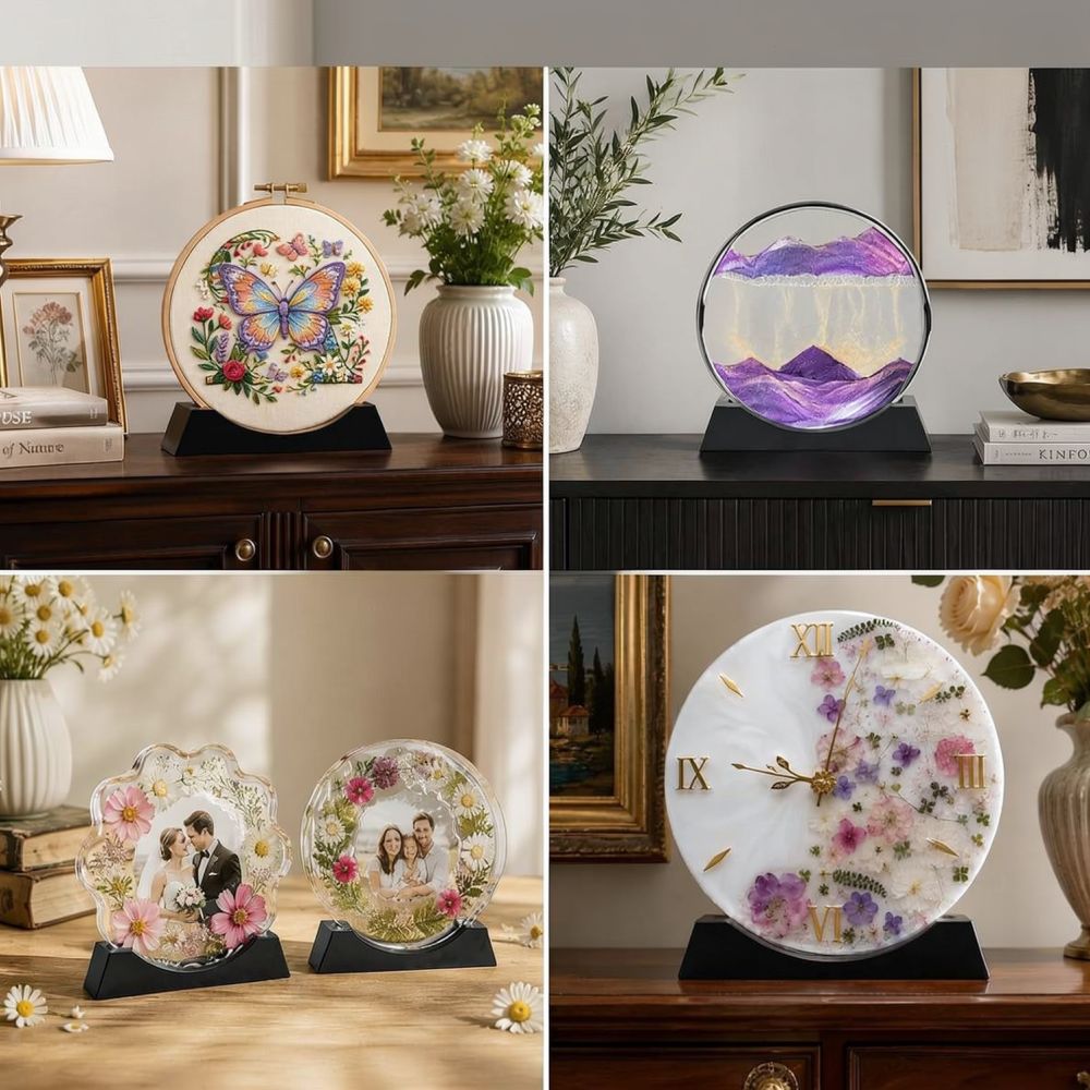 حامل عرض مكتبي للإطارات واللوح - مراجعة Embroidery Craft وسعره