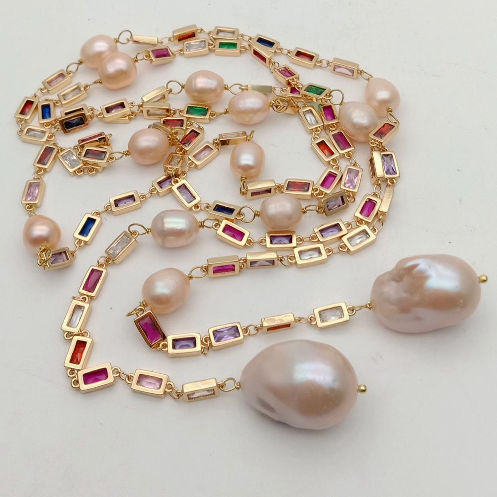 قلادة طويلة من KKGEM بطول 50 ب - مراجعة Pearl Trim Chain وسعره