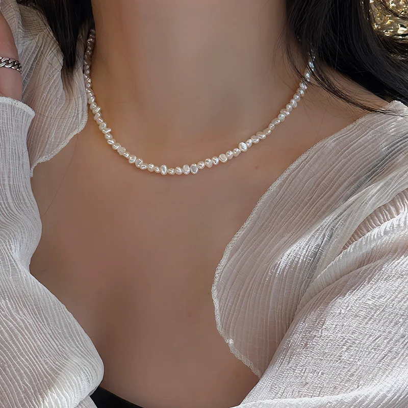 قلادات لؤلؤ باروكي من المياه ا - مراجعة Pearl Trim Chain وسعره