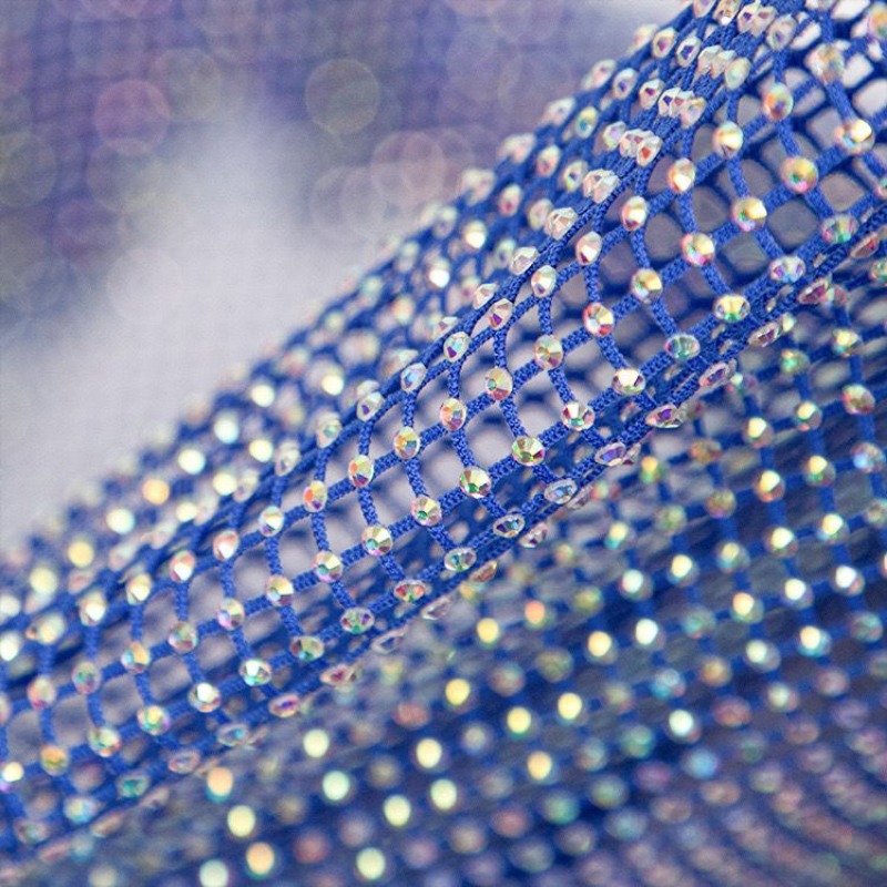 50x120 سنتيمتر الخياطة الراين  - مراجعة Crystal Mesh Fabric وسعره
