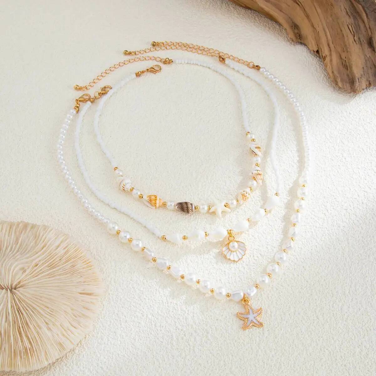إنجيمارك طقم من 3 قطع: قلادة ب - مراجعة Pearl Trim Chain وسعره