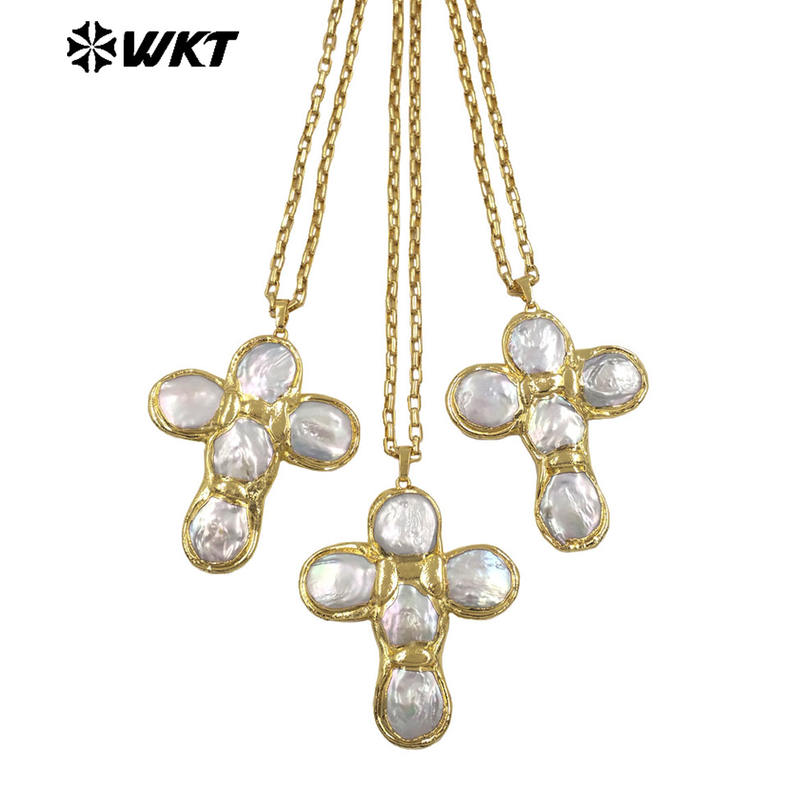 WT-JN349 أحدث تصميم لعقد من ال - مراجعة Pearl Trim Chain وسعره