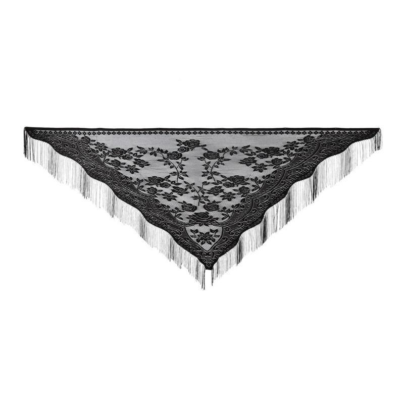652F وشاح دانتيل أنيق مع شرابا - مراجعة Tassel Fringe Trim وسعره