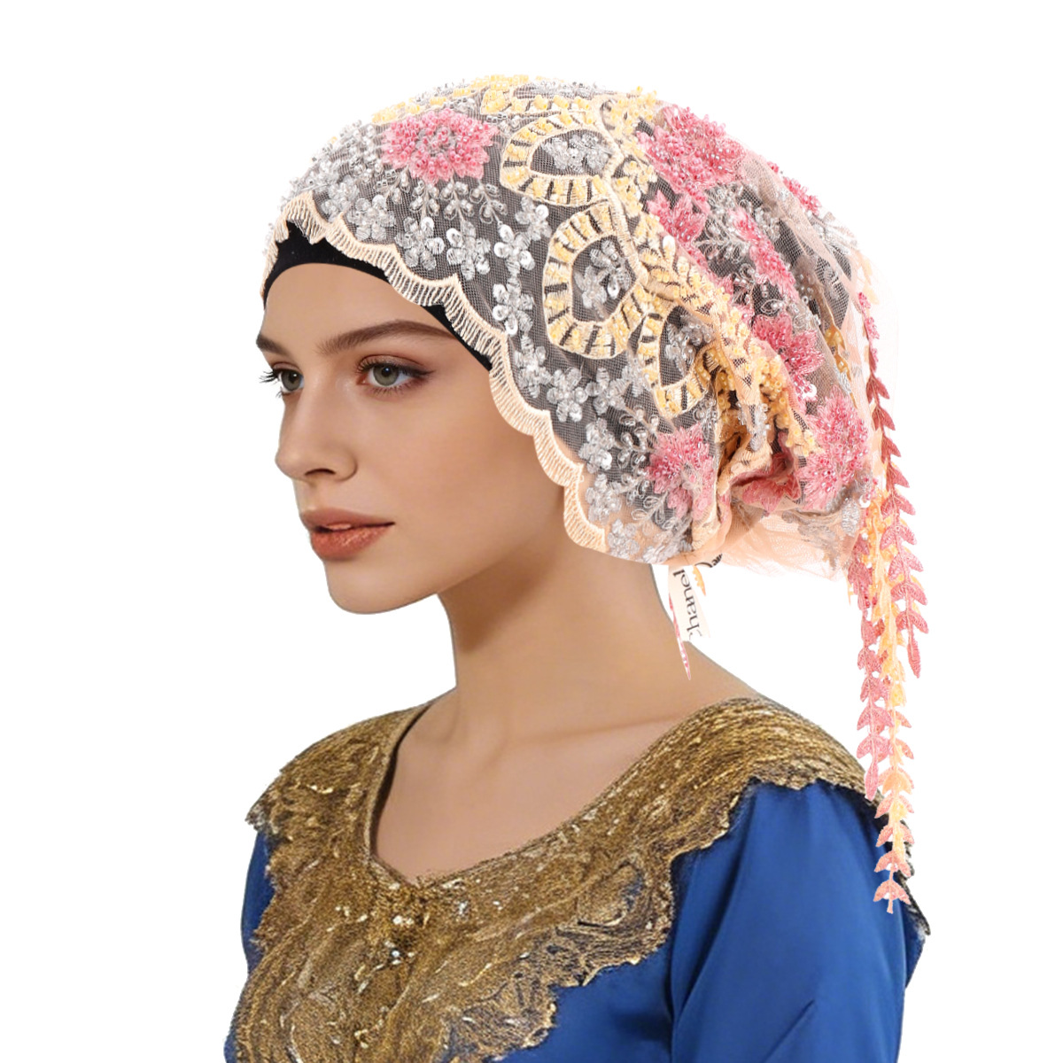 جديد العرقية شرابة الحجاب مطرز - مراجعة Tassel Fringe Trim وسعره
